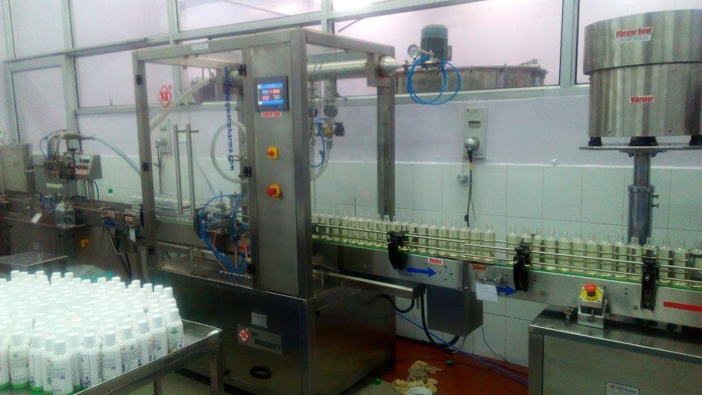 Shampoo Filling Capping Plant